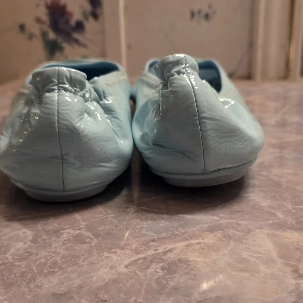Tory Burch Light Blue Ballet Flats - Picture 5 of 6